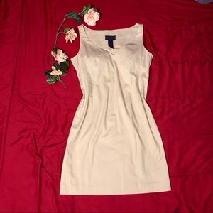 Ralph by Ralph Lauren Tan V-Neck Dress